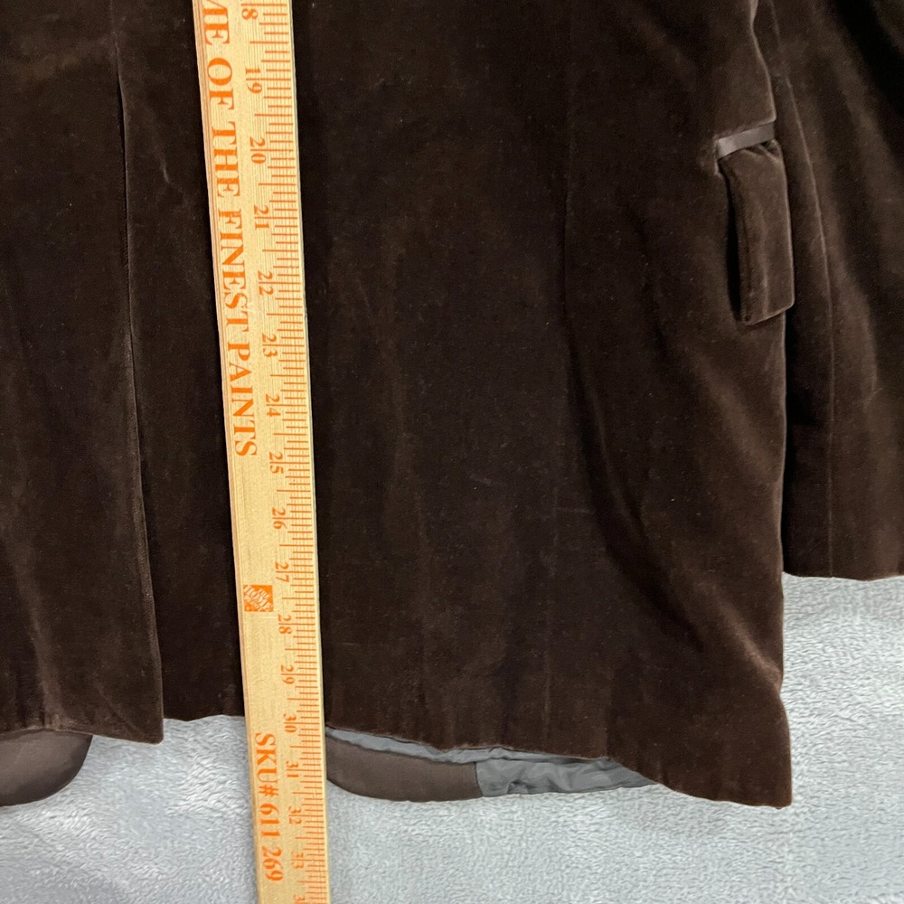 VTG 1970s After Six Tuxedo Mens 40R Jacket Velvet Formal Jacket Preppy USA Made - Picture 13 of 14